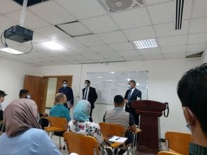 طلبة الدراسات العليا في كلية الهندسة الجامعة العراقية يباشرون الدوام الرسمي