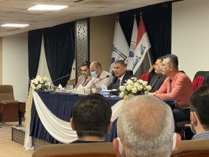 عميد كلية الهندسة يعقد اجتماع الهيئة التدريسية العامة