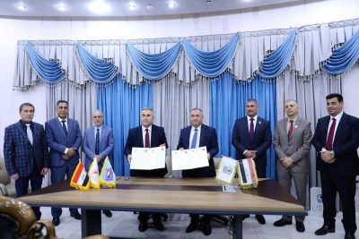 السيد عميد كلية الهندسة يشارك في وفد الجامعة العراقية لتوقيع اتفاقية تعاون مشترك مع جامعة ديالى